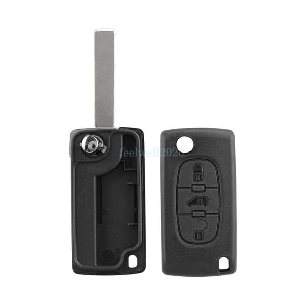 3 Button Key Fob Case HU83 for Citroen Berlingo Peugeot Partner Fiat Scudo Van
