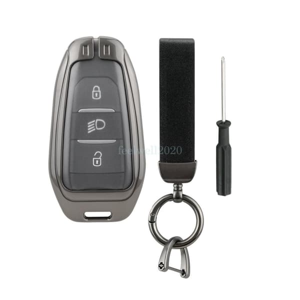 For Peugeot 508 2008 3008 5008 Citroen DS3 DS4 DS5 Car Key Fob Chain Case Cover
