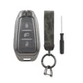 Miniatyrbilde 4 av 7: For Peugeot 508 2008 3008 5008 Citroen DS3 DS4 DS5 Car Key Fob Chain Case Cover