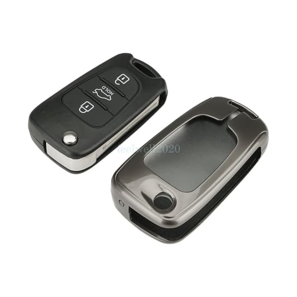 3 Button Key Fob Cover Case for Hyundai I20 I30 IX35 IX20 Veloster Zinc Alloy