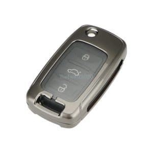 3 Button Key Fob Cover Case for Hyundai I20 I30 IX35 IX20 Veloster Zinc Alloy