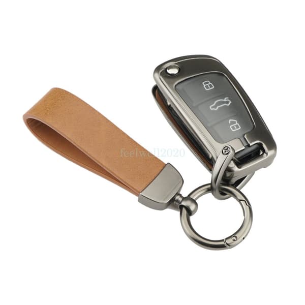 Flip Car Remote Key Cover Fob Case Shell For Audi A1 S1 A3 S3 RS4 A4 A6 TT Q3 Q7