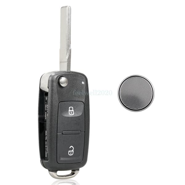 For VW Amarok 2010 2011 2012 - 2019 2020 2 Button Remote Flip Key Fob Shell Case