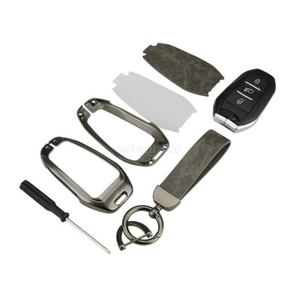 3 Button Key Cover Fob Protective Case for Peugeot 308 408 508 2008 3008 Citroen