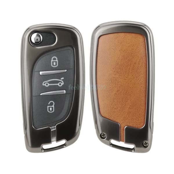 Orange Remote Key Cover Fob For Citroen C2 C3 C4 Aircross C8 Dispatch C-Crosser