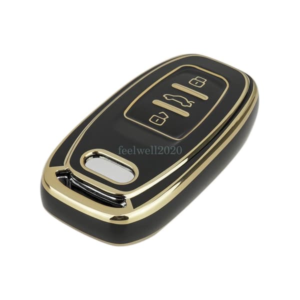 3 Buttons For Audi A4 A5 A6 Q3 Q7 Remote Key Cover Case Fob Protector Shell TPU