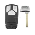 Miniatyrbilde 1 av 7: 3 Button Remote Key Shell Fob Case For Audi TT A4 A5 S4 S5 Q7 SQ7 2016 - 2018