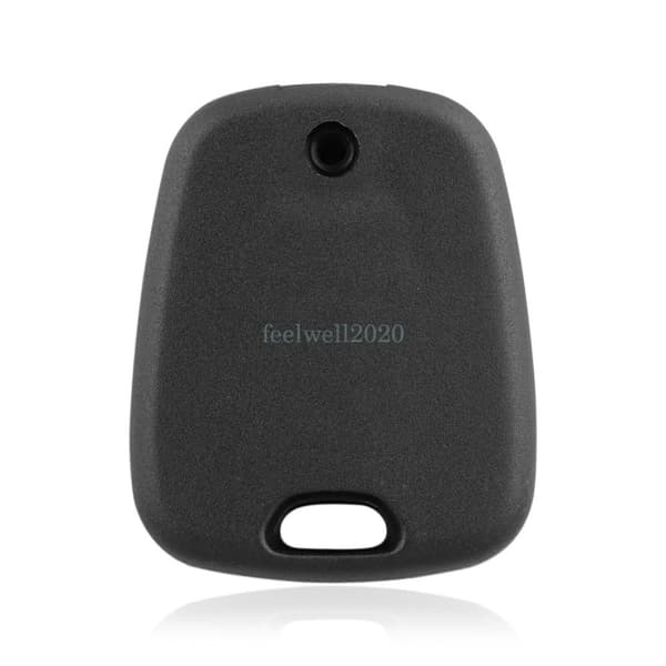 For Peugeot 206 2 Button Remote Key Fob Case Shell Cover + Battery Switches Kit