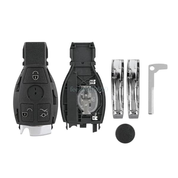 Remote Key Fob Case + Silicone Key Cover For Mercedes Benz B C E G Class SL SLK