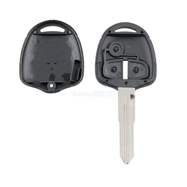 2 Button Remote Key Fob Case Battery for Mitsubishi L200 Shogun Lancer Outlander