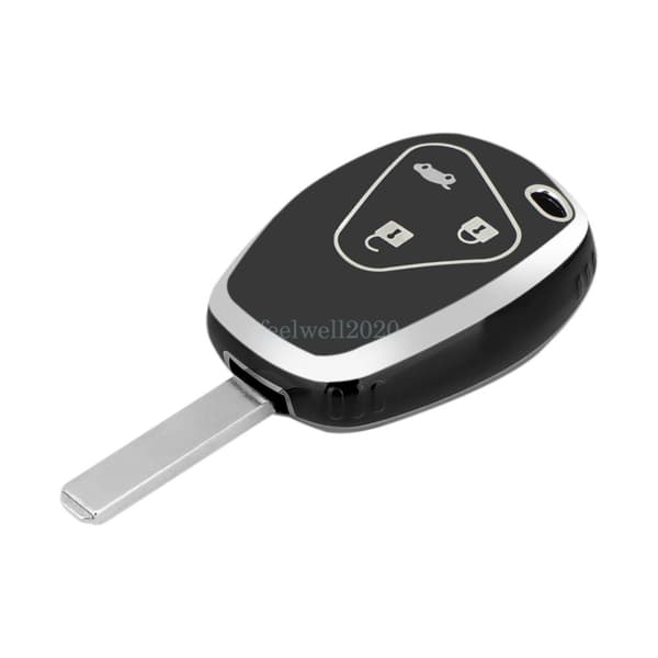 3 Button Key Cover Fob Shell For Renault Clio Dacia Logan Vauxhall Movano Vivaro