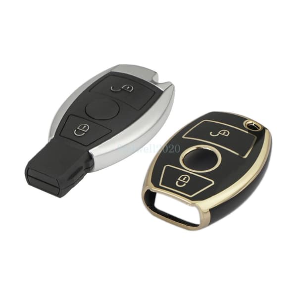 2 Button Remote TPU Car Key Fob Cover For Mercedes Benz A B C E S R SL Class CLK