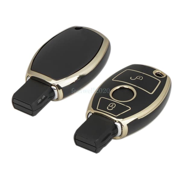 2 Button Remote TPU Car Key Fob Cover For Mercedes Benz A B C E S R SL Class CLK