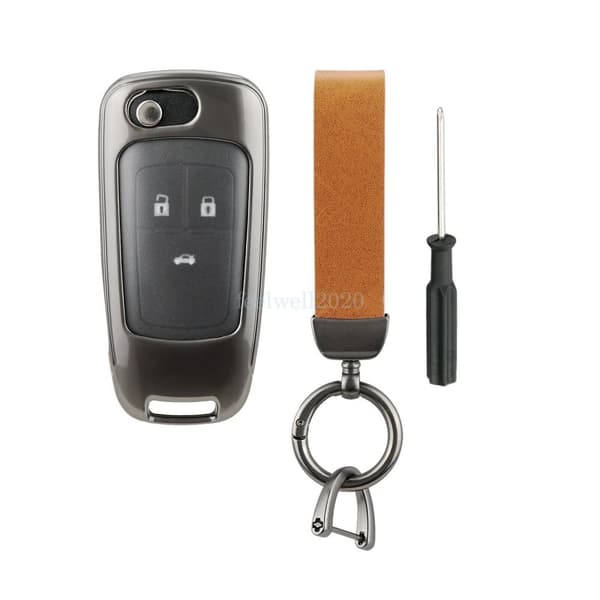 Zinc Alloy Flip Remote Key Shell Cover Fob For Vauxhall Astra J Corsa D E Mokka