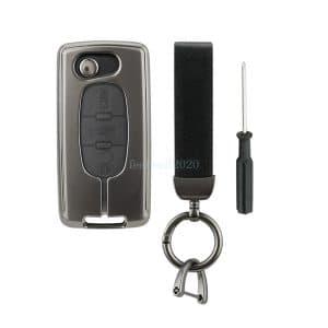 Zinc Alloy Flip Remote Key Shell Cover Fob For Vauxhall Astra J Corsa D E Mokka