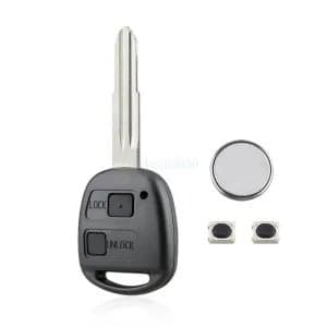 2Button For Toyota Yaris MR2 Celica Verso Corolla Echo Remote Key Fob Case Shell