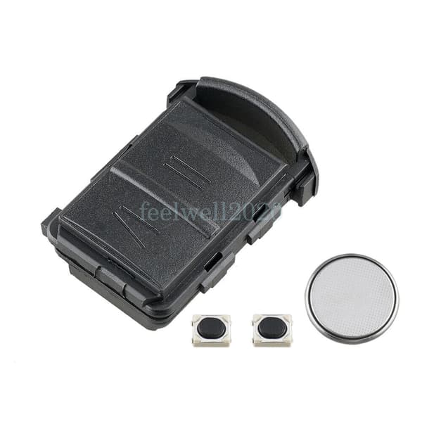 2 Button Key Fob Case Cover Battery For Vauxhall Opel Corsa C Meriva Combo Tigra