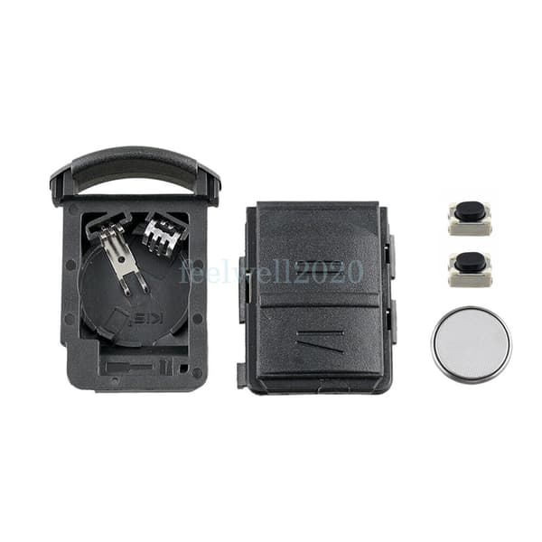 2 Button Key Fob Case Cover Battery For Vauxhall Opel Corsa C Meriva Combo Tigra