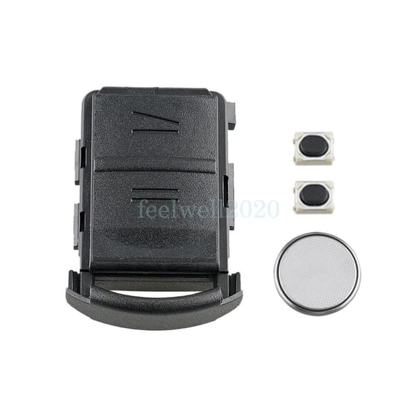 2 Button Key Fob Case Cover Battery For Vauxhall Opel Corsa C Meriva Combo Tigra