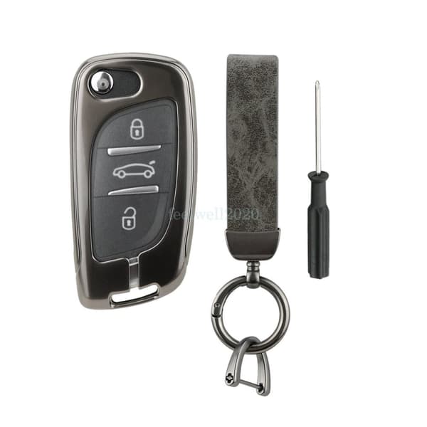 Remote Key Cover Protective Case Fob For Citroen C2 C3 C4 C8 Dispatch C-Crosser