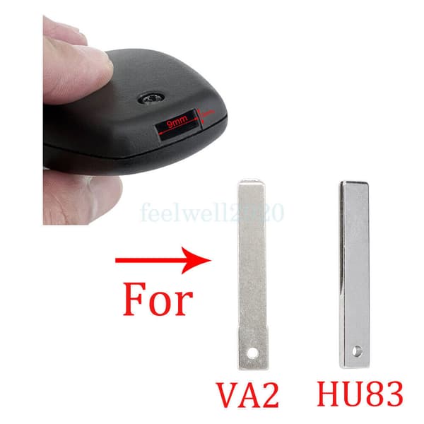 2 Button Key Fob Case For Renault Clio Trafic Kangoo Master Modus VA2 HU83 Blade