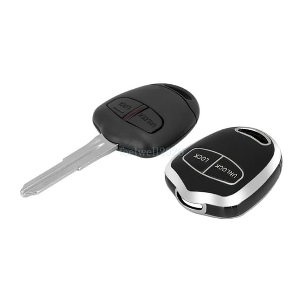 2 Button Key Cover for Mitsubishi Outlander L200 Lancer Montero Remote Fob Shell