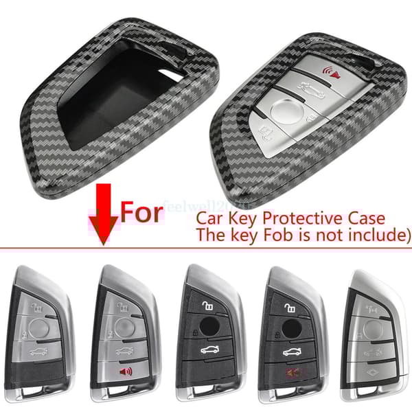 4 Button Car Key Cover Fob Case for BMW 1 3 4 5 7 Series F40 G20 G22 G30 G11 G12