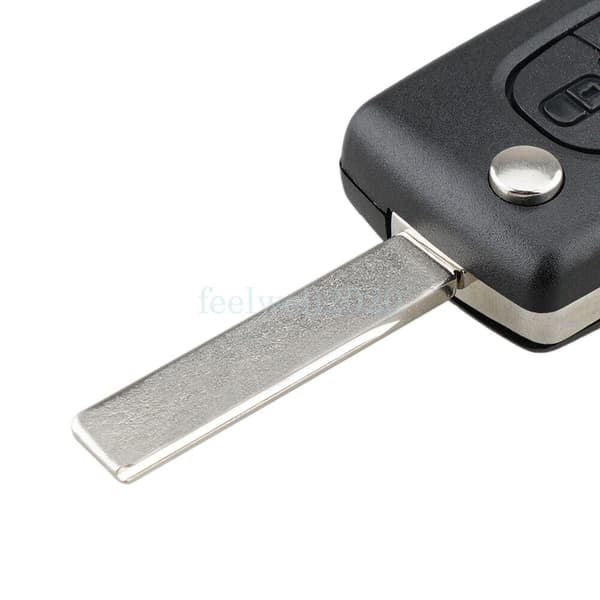 3 Button Flip Key Fob Case HU83 For Peugeot Partner Citroen Berlingo Dispatch