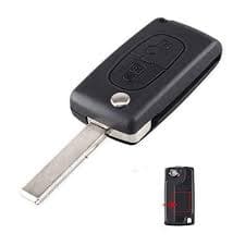 3 Button Flip Key Fob Case HU83 For Peugeot Partner Citroen Berlingo Dispatch