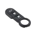 Miniatyrbilde 6 av 6: Rubber 3Button Key Pad For Fiat 500 Panda Punto Bravo Stilo Flip Remote Fob Case