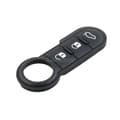 Miniatyrbilde 2 av 6: Rubber 3Button Key Pad For Fiat 500 Panda Punto Bravo Stilo Flip Remote Fob Case