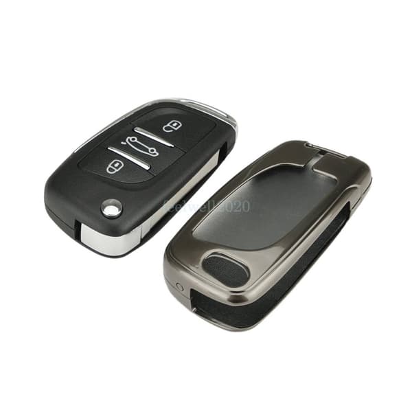 Black Flip Remote Key Cover Fob Shell For Peugeot 308 207 307 3008 5008 Expert