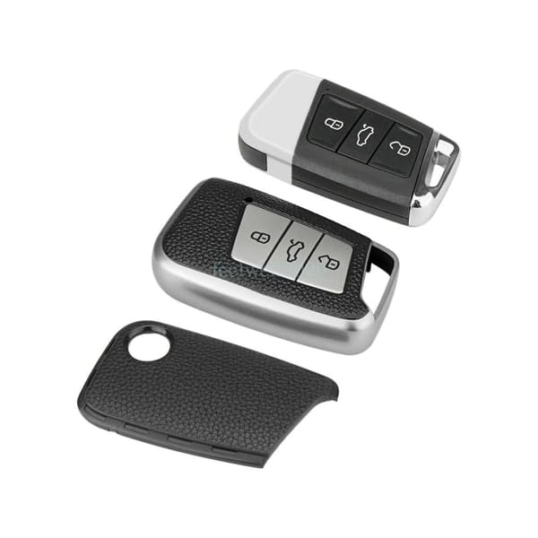 3Button Key Cover Protective Case Fob Shell For VW Passat B8 Skoda Kodiaq Superb