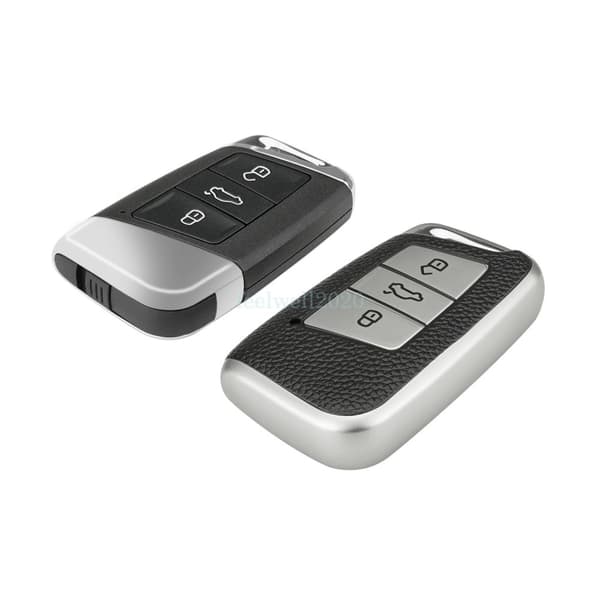 3Button Key Cover Protective Case Fob Shell For VW Passat B8 Skoda Kodiaq Superb
