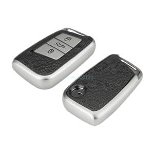 3Button Key Cover Protective Case Fob Shell For VW Passat B8 Skoda Kodiaq Superb