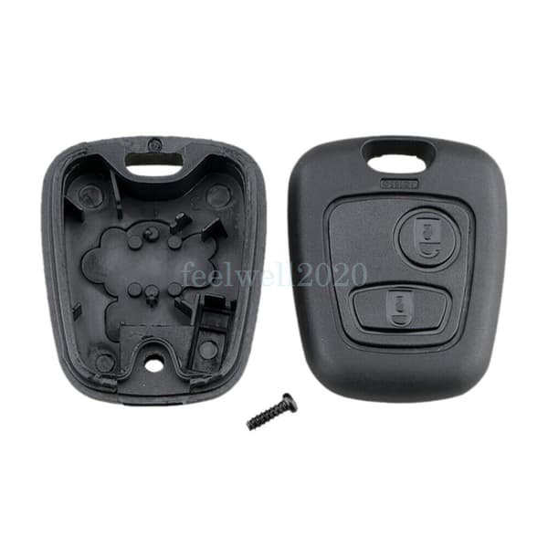 For Peugeot 107 206 207 307 406 407 607 2 Button Remote Key Fob Case Shell Cover