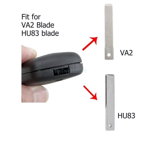 For Peugeot 107 206 207 307 406 407 607 2 Button Remote Key Fob Case Shell Cover