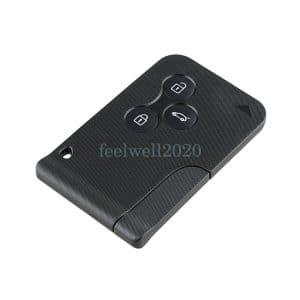 Key Card Fob Case + Battery for Renault Megane 2 2002 2003 2004 2005 2006 2007