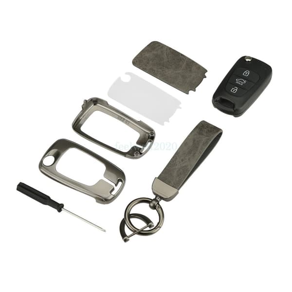 Flip Car Key Fob Cover Remote Case For Kia Soul Venga Picanto Rio Ceed Sportage