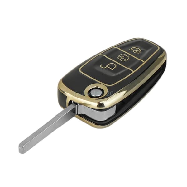 3 Button Key Cover Fob Case For Ford C-Max Focus Galaxy Mondeo Transit Custom