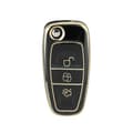Pikkukuva 1 / 7: 3 Button Key Cover Fob Case For Ford C-Max Focus Galaxy Mondeo Transit Custom