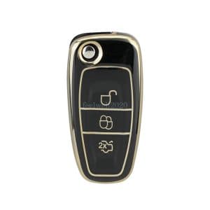 3 Button Key Cover Fob Case For Ford C-Max Focus Galaxy Mondeo Transit Custom