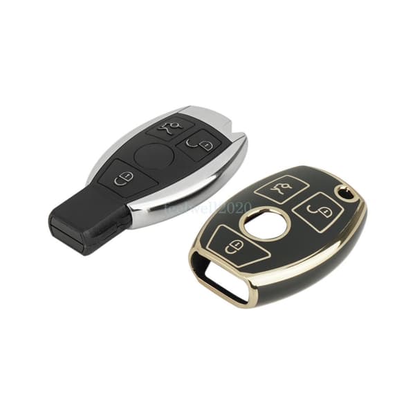 3Button Key Fob Cover Case for Mercedes Benz A B C E S Class W204 W205 W212 W213