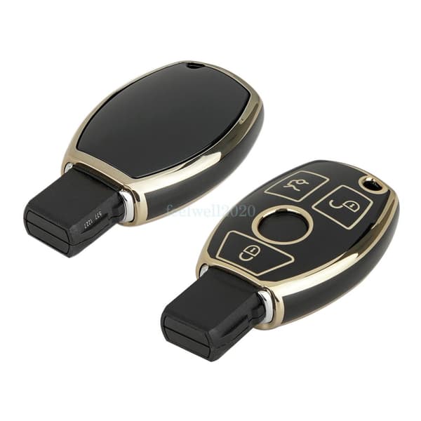 3Button Key Fob Cover Case for Mercedes Benz A B C E S Class W204 W205 W212 W213