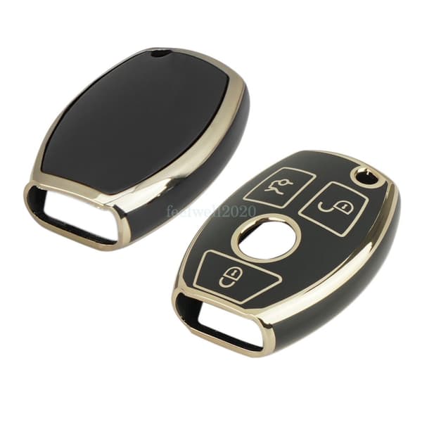 3Button Key Fob Cover Case for Mercedes Benz A B C E S Class W204 W205 W212 W213