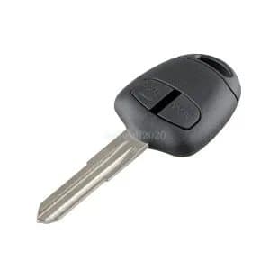 2 Button Key Case Shell Blade For Mitsubishi L200 2005 - 2015 Remote Fob