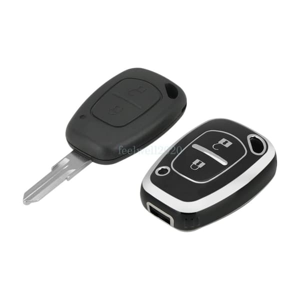 2 Button Remote Key Fob Cover for Renault Trafic Master Vauxhall Vivaro Movano
