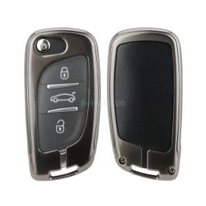 Zinc Alloy Remote Key Cover Fob Shell For Citroen C2 C3 C4 Aircross C8 Dispatch