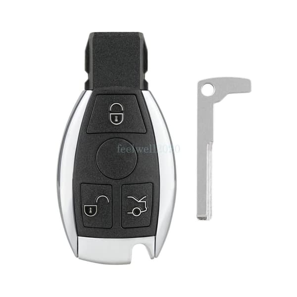 Key Fob Shell + Silicone Cover For Mercedes Benz S500 2000 2001 2002 2003 2004
