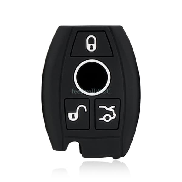Key Fob Shell + Silicone Cover For Mercedes Benz S500 2000 2001 2002 2003 2004